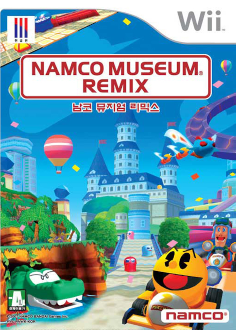Namco Museum Remix — box-2D (KR)