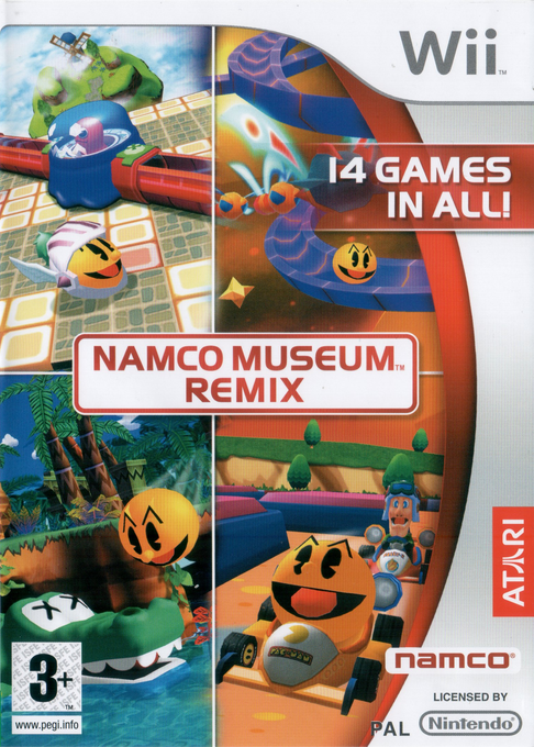 Namco Museum Remix — box-2D (EU)