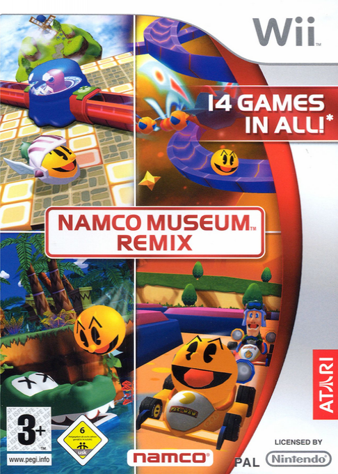 Namco Museum Remix — box-2D (DE)