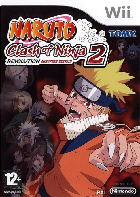 Naruto - Clash Of Ninja Revolution 2 - European Version — box-2D (FR)