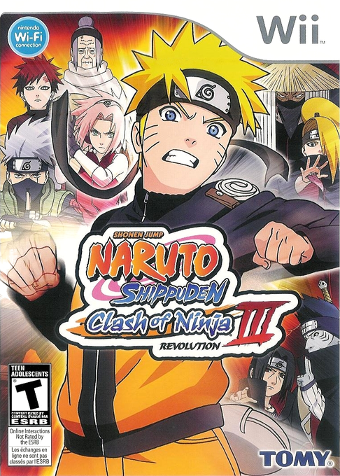 Naruto Shippuden - Clash Of Ninja Revolution 3 - European Version box art