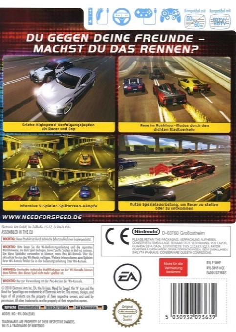 Need For Speed - Hot Pursuit — box-2D-back (DE)