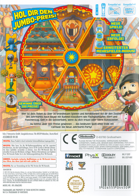 New Carnival Games — box-2D-back (DE)
