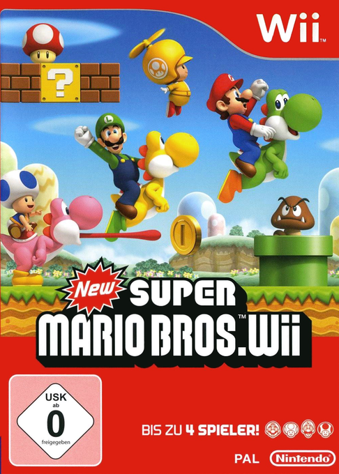 New Super Mario Bros. Wii — box-2D (DE)