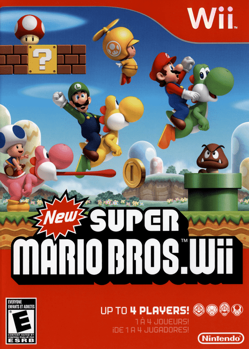 New Super Mario Bros. Wii box art