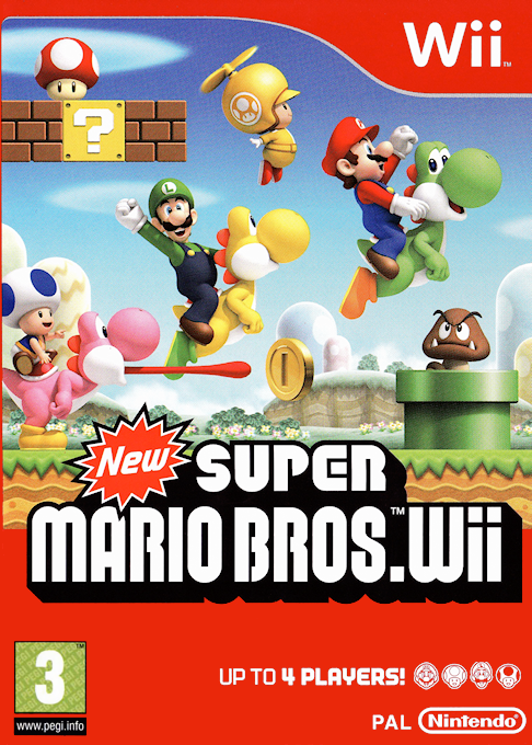 New Super Mario Bros. Wii — box-2D (EU)