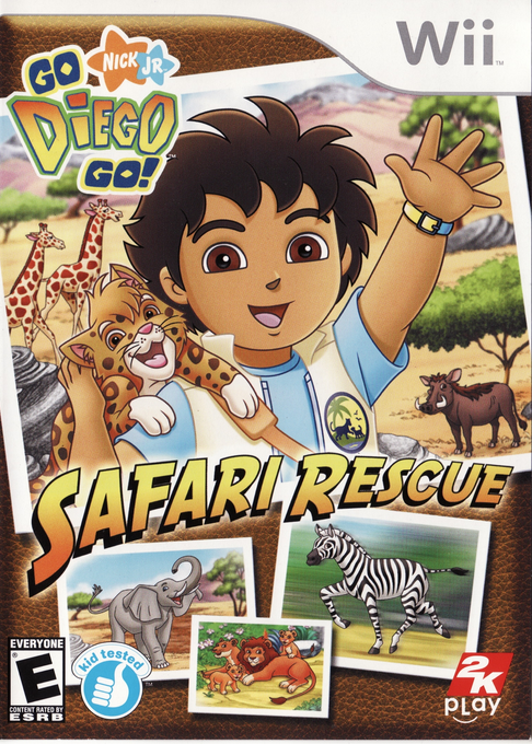 Go Diego ! Mission Safari box art