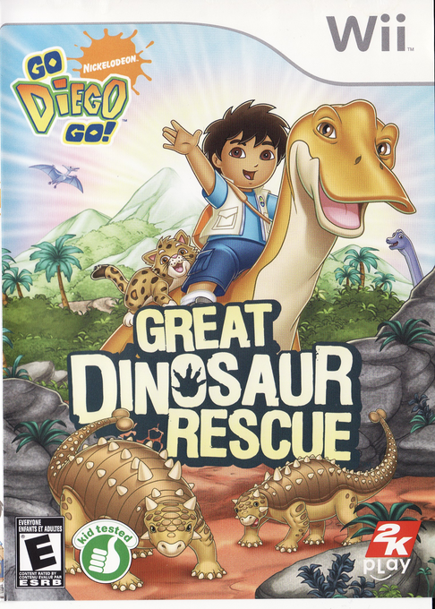 Go Diego ! Au Secours Du Dinosaure box art