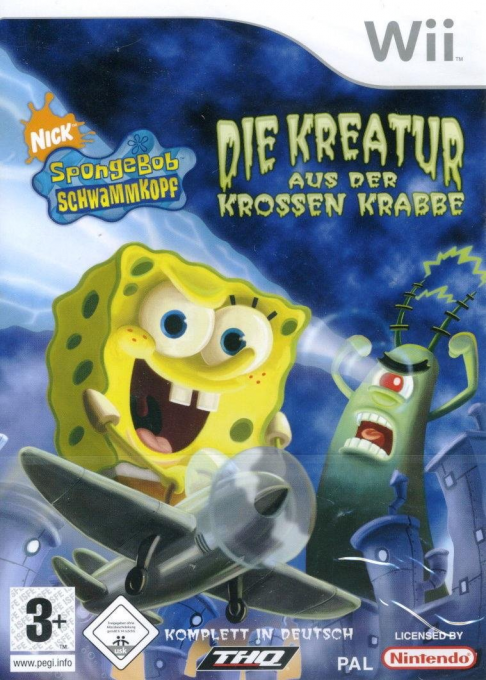 SpongeBob SquarePants - Creature from the Krusty Krab — box-2D (DE)