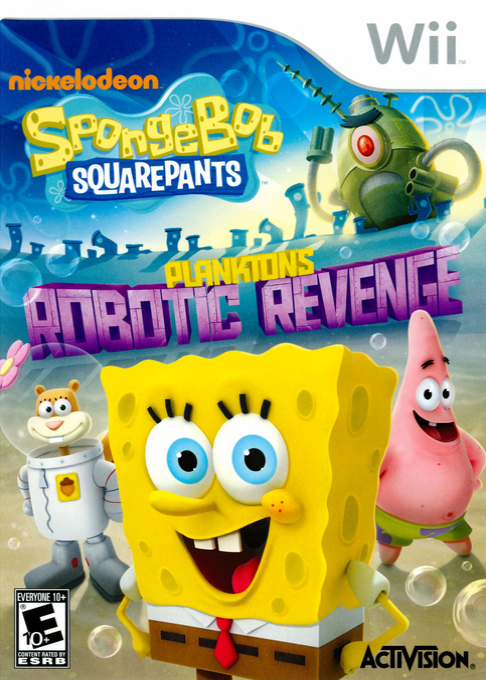 Bob L'eponge - La Vengeance Robotique De Plankton box art