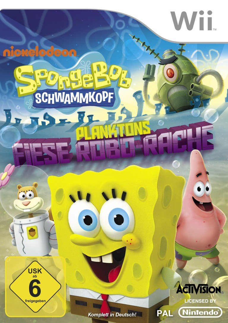 Bob L'eponge - La Vengeance Robotique De Plankton — box-2D (DE)