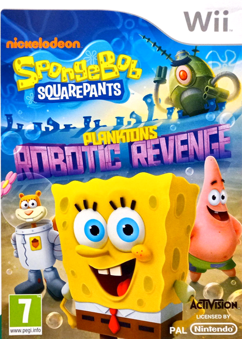 Bob L'eponge - La Vengeance Robotique De Plankton — box-2D (EU)