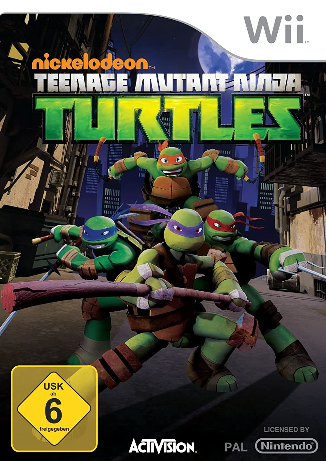 Nickelodeon - Teenage Mutant Ninja Turtles — box-2D (DE)
