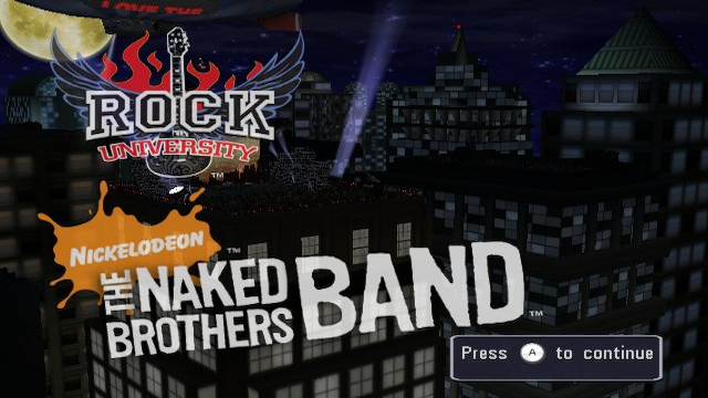 Rock University - The Naked Brothers - The Videogame — sstitle (WOR)