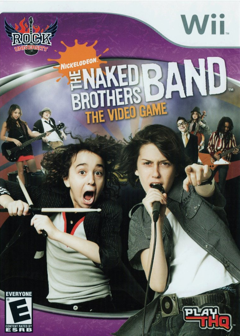 Rock University - The Naked Brothers - The Videogame box art