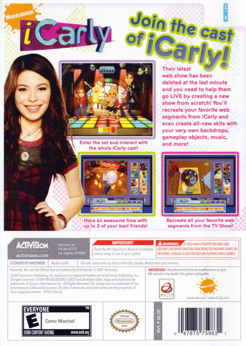 iCarly — box-2D-back (US)
