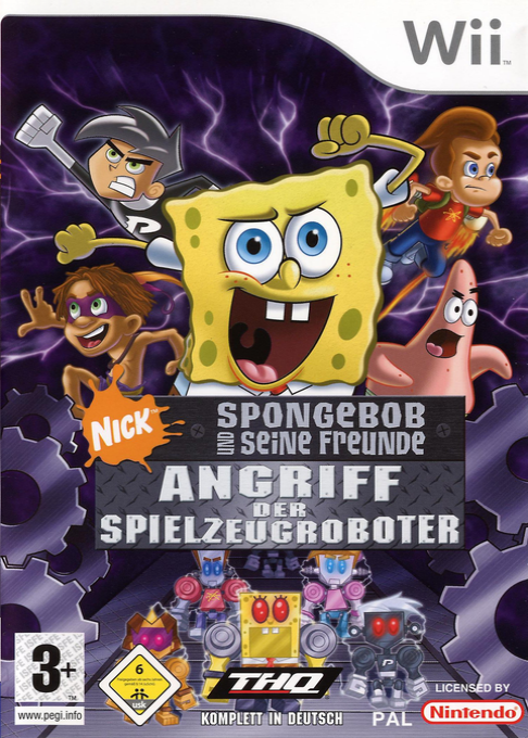 Bob L'eponge Et Ses Amis - Contre Les Robots-jouets — box-2D (DE)