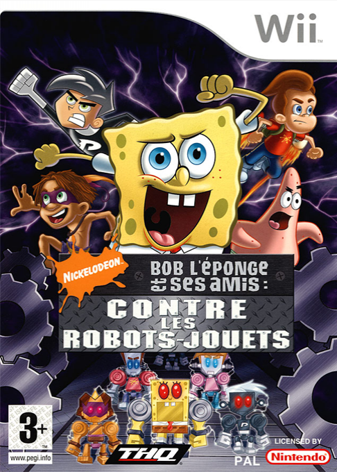Bob L'eponge Et Ses Amis - Contre Les Robots-jouets — box-2D (FR)