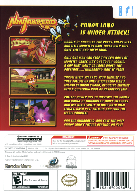 Ninjabread Man — box-2D-back (US)