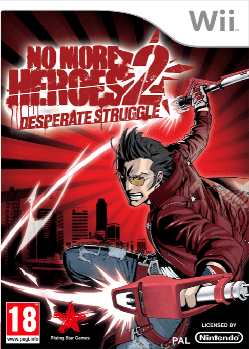 No More Heroes 2 - Desperate Struggle — box-2D (SP)