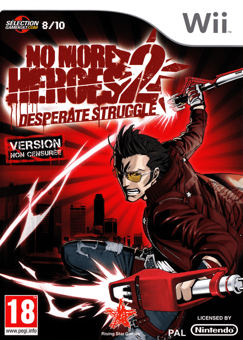 No More Heroes 2 - Desperate Struggle — box-2D (FR)