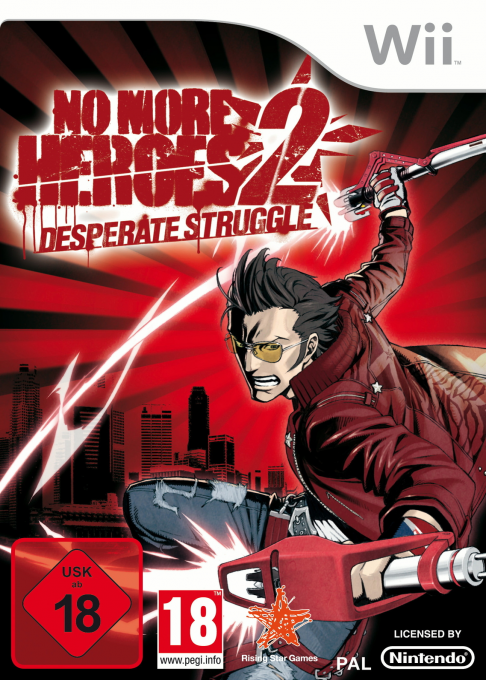 No More Heroes 2 - Desperate Struggle — box-2D (DE)