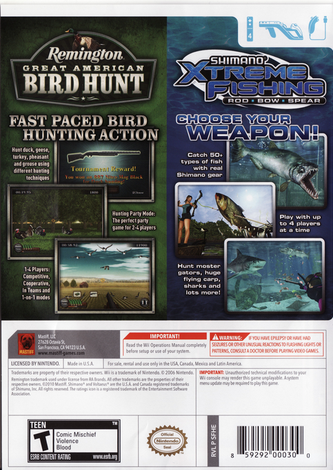 Outdoor Action Double Pack — box-2D-back (US)