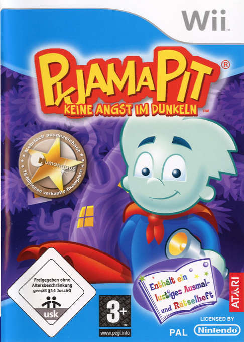 Pajama Sam - Don't Fear The Dark — box-2D (DE)