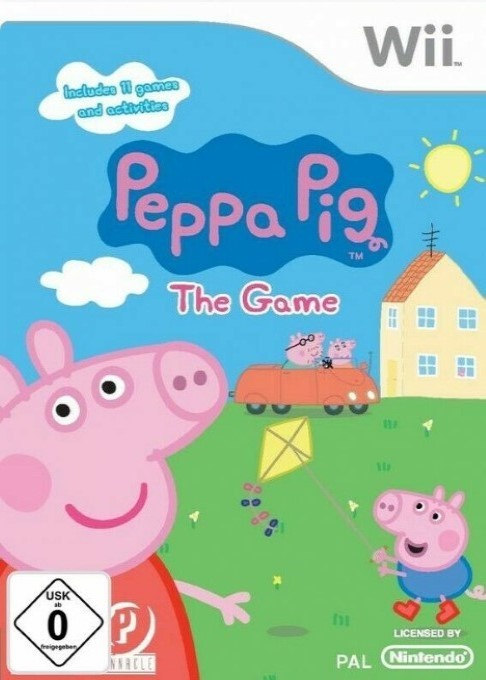 Peppa Pig - The Game — box-2D (DE)