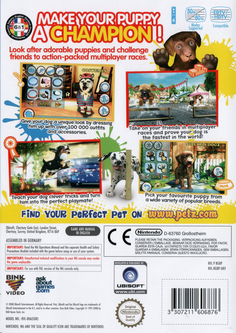 Petz Sports - Dog Playground — box-2D-back (EU)
