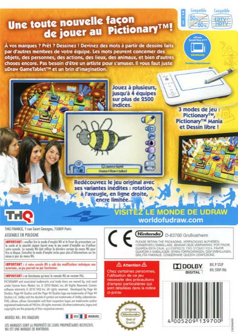 Pictionary — box-2D-back (FR)