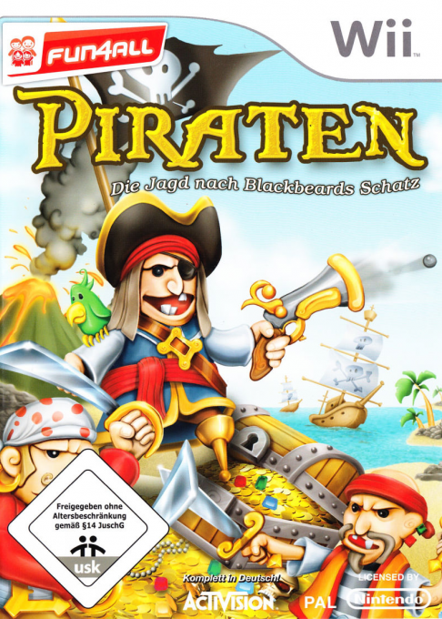 Pirates - Hunt for Blackbeard's Booty — box-2D (DE)