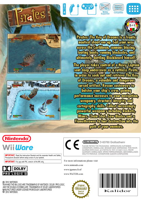 Pirates - The Key Of Dreams — box-2D-back (EU)