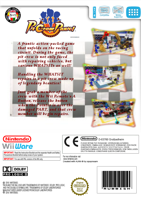 Pit Crew Panic! — box-2D-back (EU)
