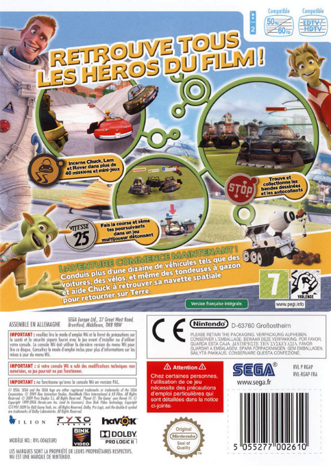 Planet 51 - The Game — box-2D-back (FR)