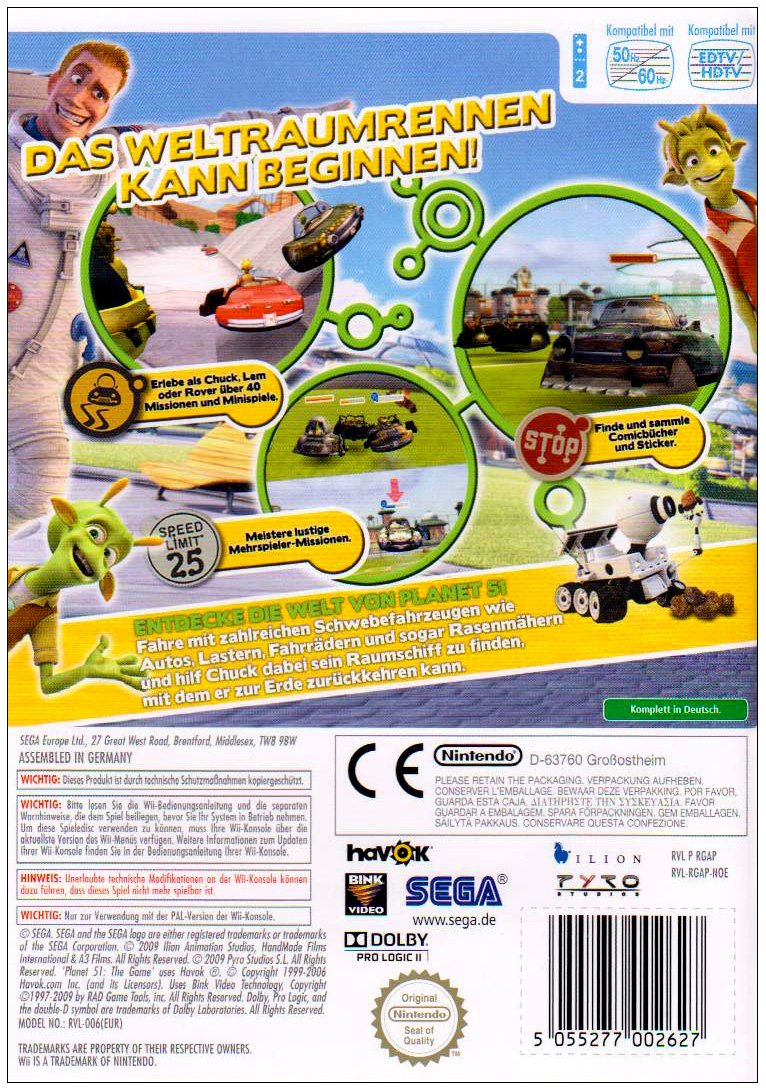 Planet 51 - The Game — box-2D-back (DE)