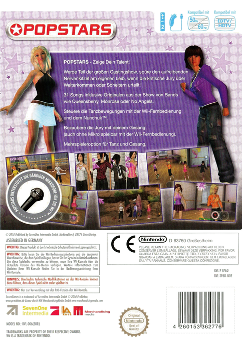 Popstars — box-2D-back (DE)