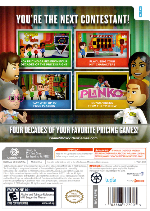 Price Is Right Decades, The — box-2D-back (US)