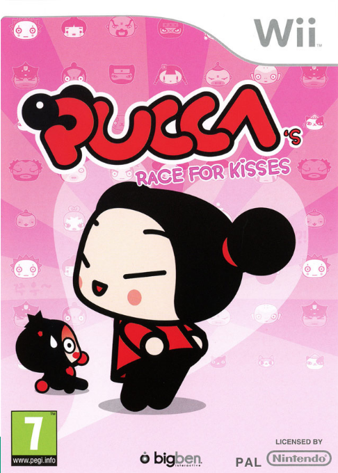 Pucca's Race For Kisses box art