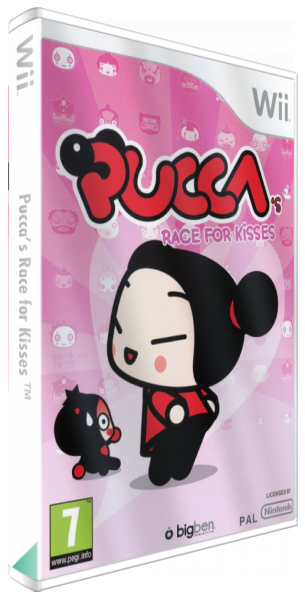 Pucca's Race For Kisses — box-3D (UK)