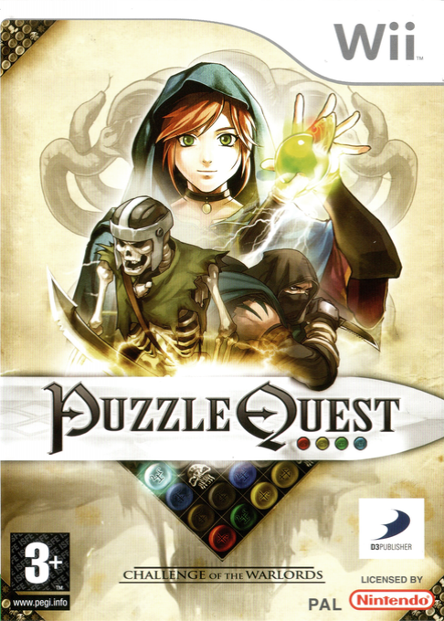 Puzzle Quest - Challenge Of The Warlords box art
