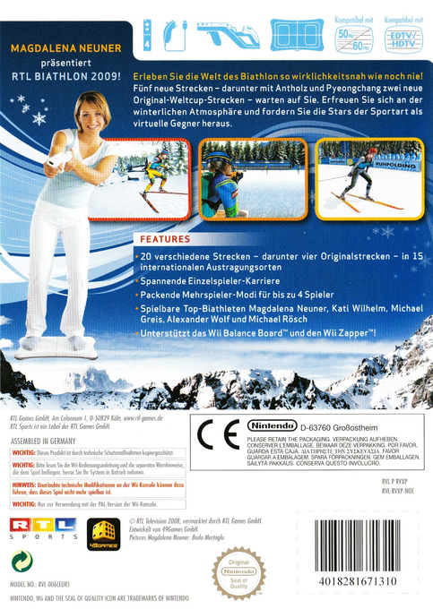 Rtl Biathlon 2009 — box-2D-back (DE)