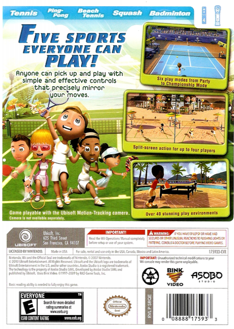 Racquet Sports — box-2D-back (US)