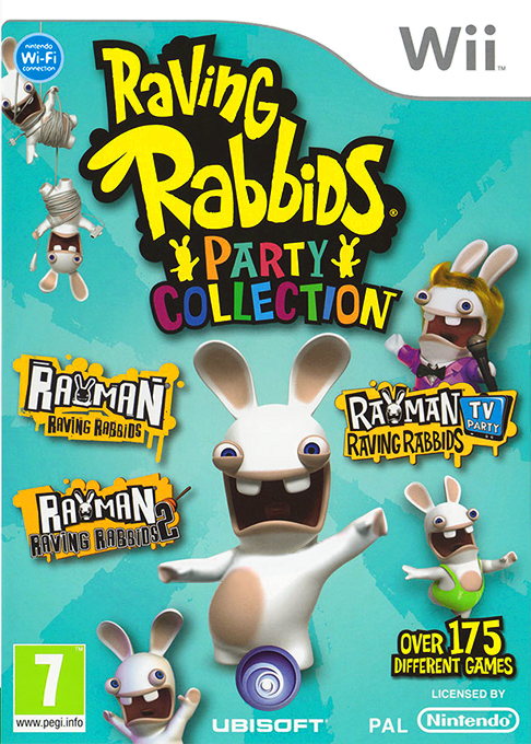 Raving Rabbids - Party Collection — box-2D (UK)