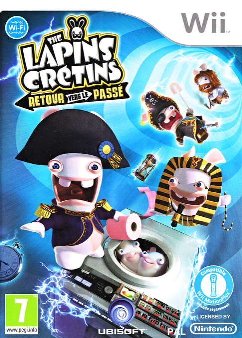 Raving Rabbids - Travel In Time — box-2D (FR)