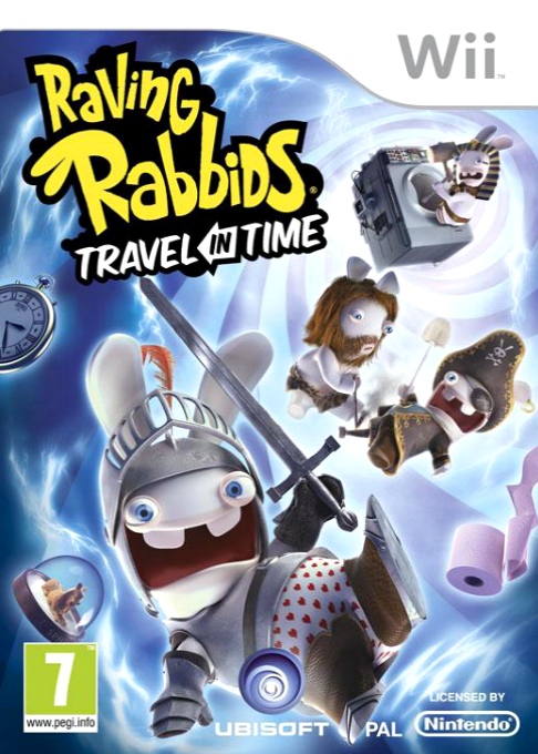 Raving Rabbids - Travel In Time — box-2D (NO)