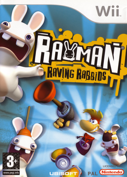 Rayman Raving Rabbids — box-2D (IT)