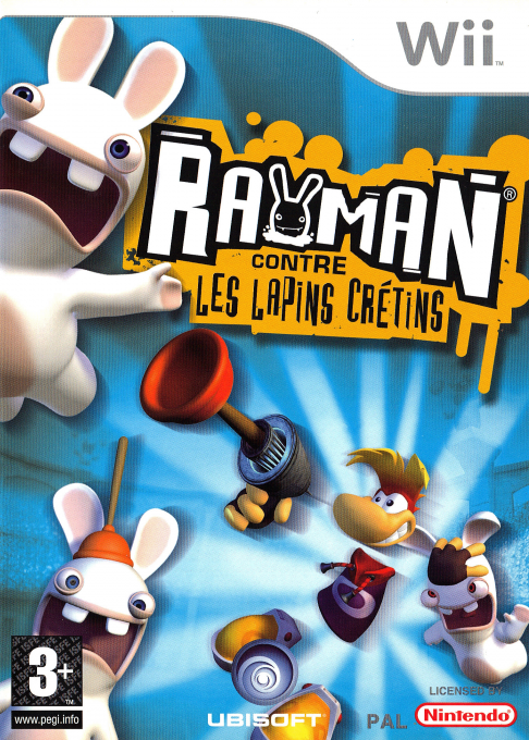 Rayman Raving Rabbids — box-2D (FR)