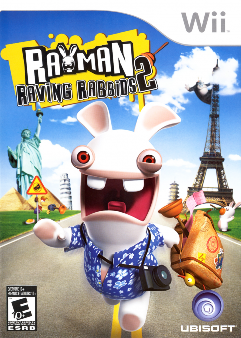 Rayman Raving Rabbids 2 box art