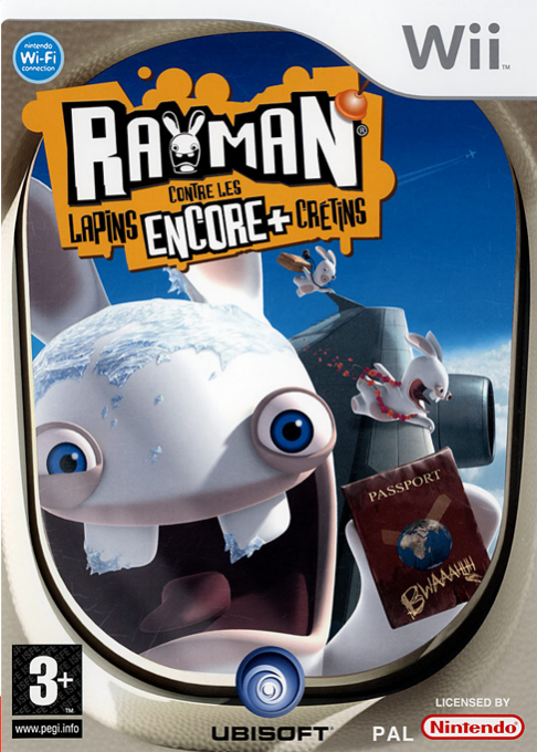 Rayman Raving Rabbids 2 — box-2D (FR)